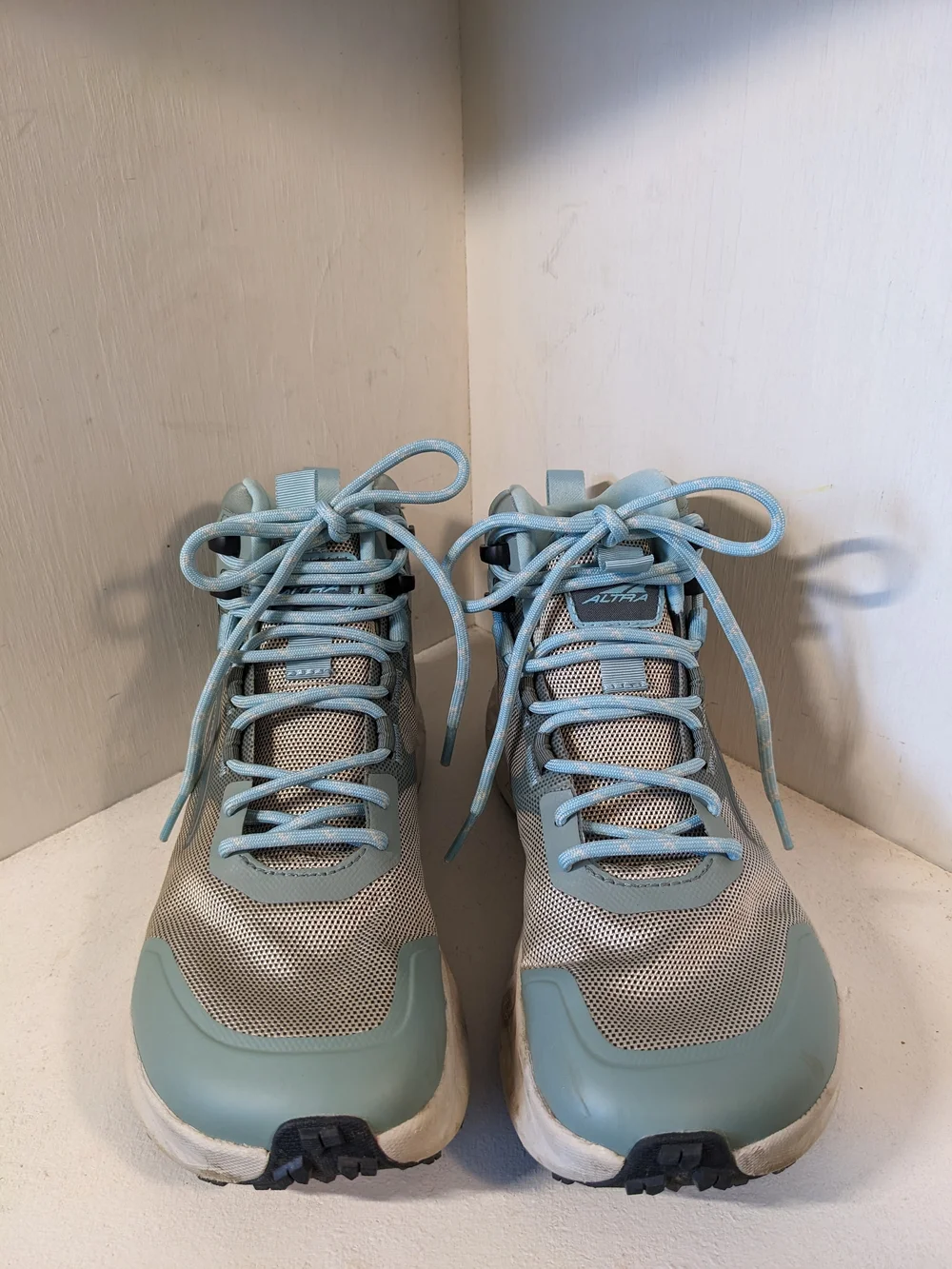 Altra Women's Light Blue Mesh Trail Sneakers - Picture 2 of 9